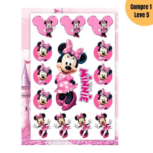Arquivo Digital Minnie Kit Escolar 2025 -1212