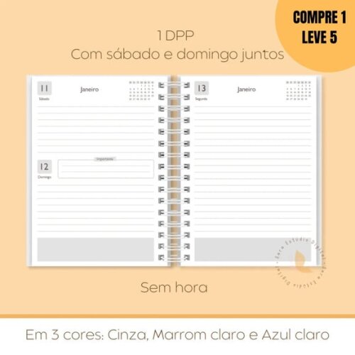 Arquivo Digital Miolo de Agenda Neutra Datada 1dpp -1506
