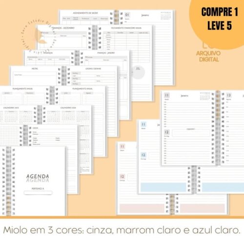 Arquivo Digital Miolo de Agenda Neutra Datada 1dpp -1506