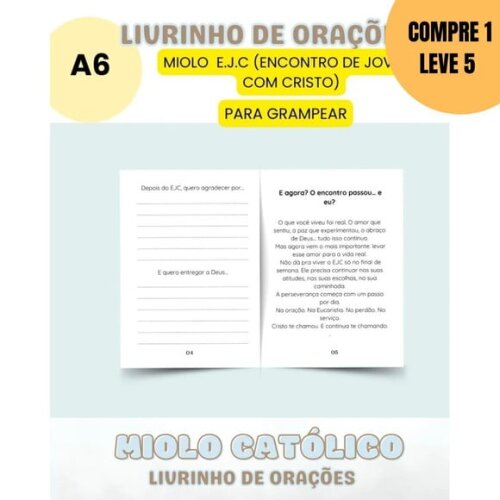 Arquivo Digital Miolo Livrinho de Orações Versão Ejc -4626