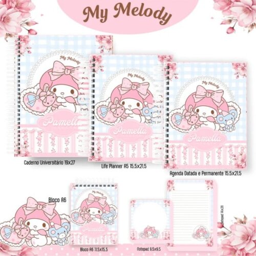 Arquivo Digital My Melody Capas e Miolos 2025 -160