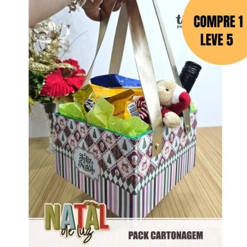 Arquivo Digital Natal de Luz Pack Cartonagem -5480