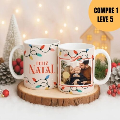 Arquivo Digital Natal V7 com Foto Artes para Canecas -5576