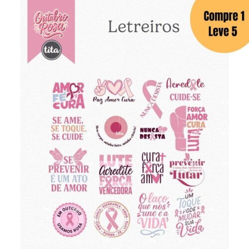 Arquivo Digital Outubro Rosa 2025 Combo Ilustrações -5188