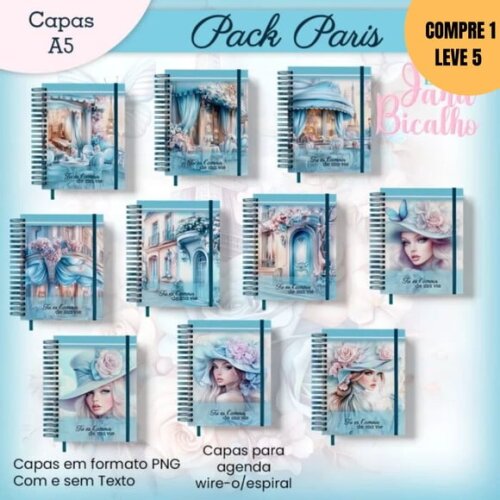Arquivo Digital Pack Capas Paris -3017