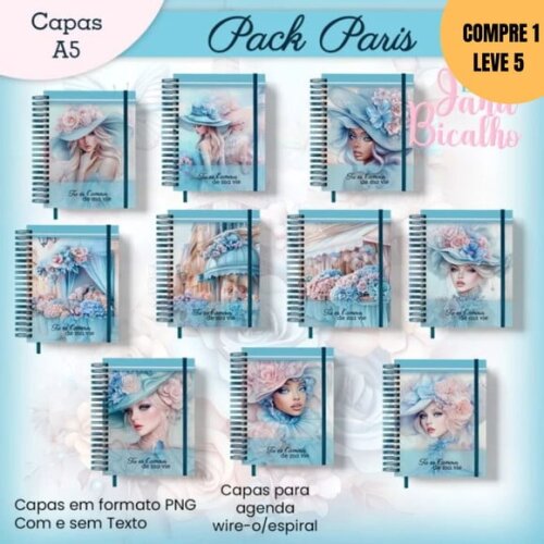 Arquivo Digital Pack Capas Paris -3017