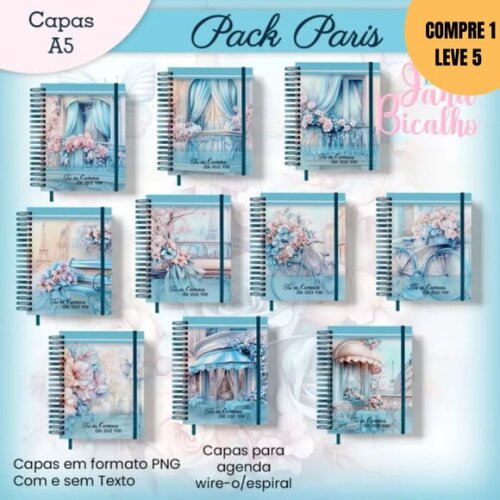 Arquivo Digital Pack Capas Paris -3017