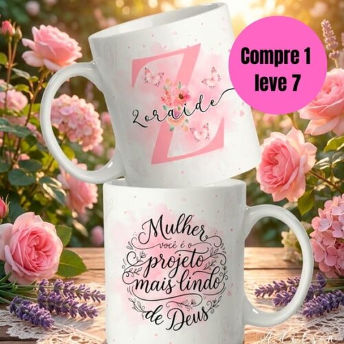 Arquivo Digital Pacote de Caneca Dia da Mulher 2026 -6476
