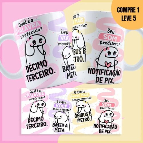 Arquivo Digital Palavra Favorita Arte para Caneca -1979