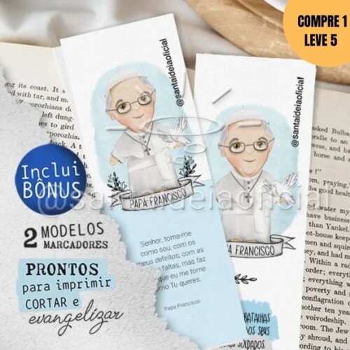 Arquivo Digital Papa Francisco Aquarela Kit Digital -3178