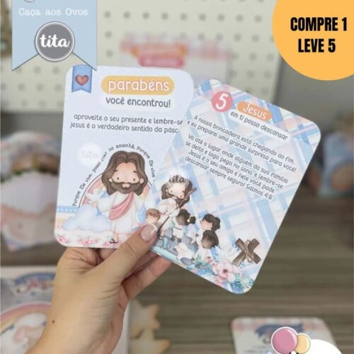 Arquivo Digital Páscoa com Cristo Caça aos Ovos -2508
