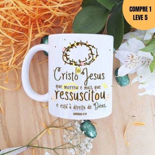 Arquivo Digital Páscoa Cristã 2025 Estampas Canecas -2719