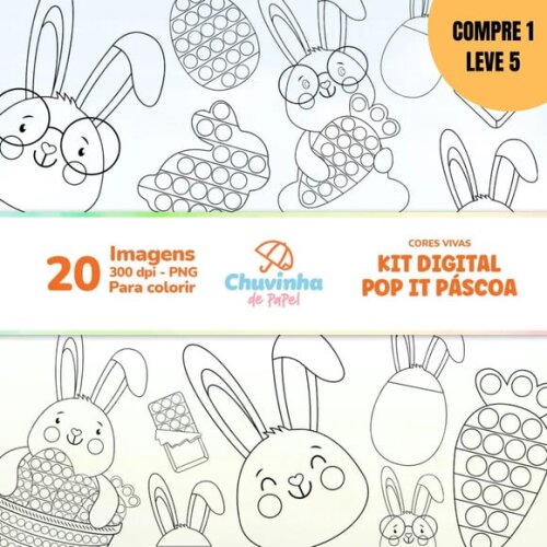 Arquivo Digital Páscoa Pop It Kit Digital Mimos -1578