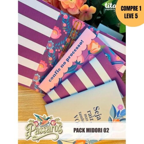 Arquivo Digital Pássaros Pack Midoris 02 -4100