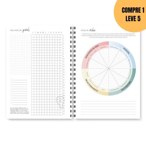 Arquivo Digital Planner Cores 2026 -5836