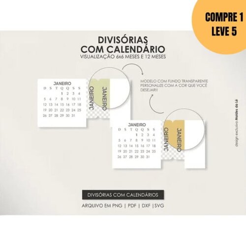 Arquivo Digital Planner Datado Vertical 2026 -6080