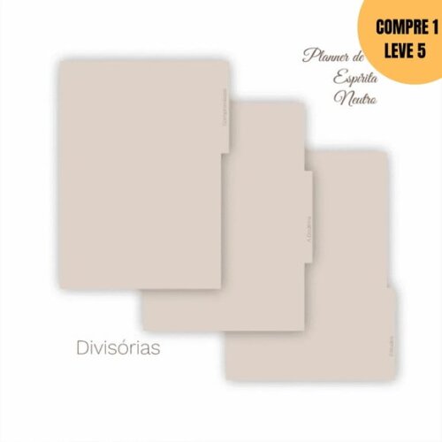 Arquivo Digital Planner de Estudo Espírita Neutro -3112