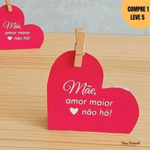 Arquivo Digital Porta Batom Coração Dia das Mães -3267