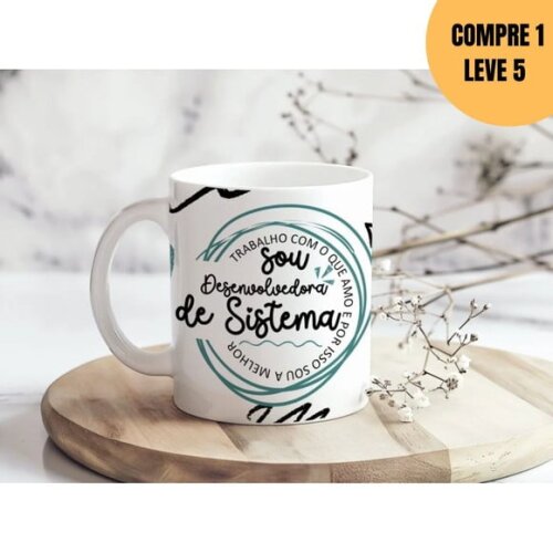 Arquivo Digital Profissão Escritório Estampas Canecas -4620