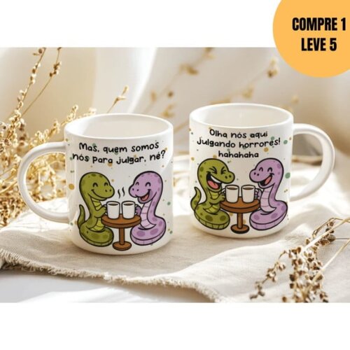 Arquivo Digital Quem Somos Nós pra Julgar Arte Caneca -6023