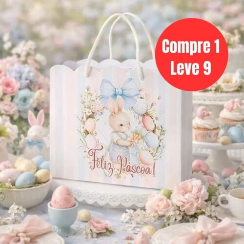 Arquivo Digital Sacolinhas Personalizadas Páscoa -6746