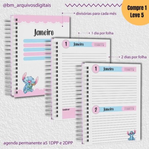 Arquivo Digital Stitch Kit Escolar 2025 -758