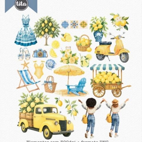 Arquivo Digital Summer Feelings Combo Ilustrações -4743