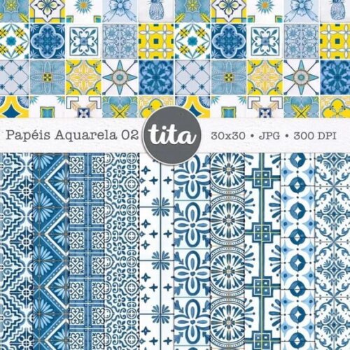 Arquivo Digital Summer Feelings Combo Papéis 02 -4746