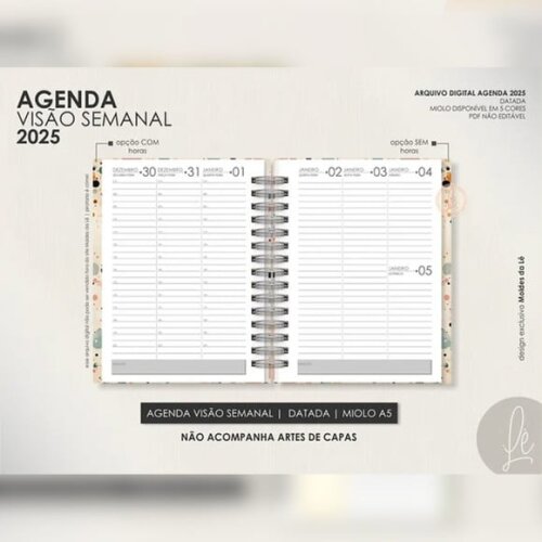 Arquivo Digital Super Combo Agendas 2025 + Calendários -646
