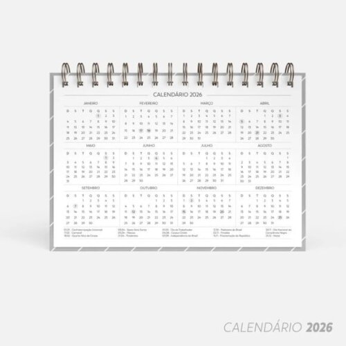 Arquivo Digital Super Combo de Calendário de Mesa 2026 -5005