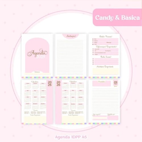 Arquivo Digital Super Combo Candy Agendas -315