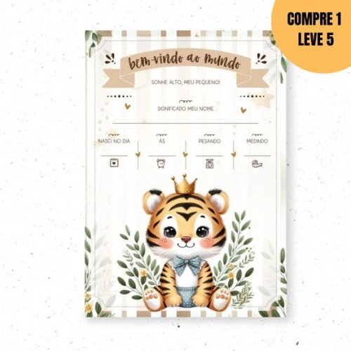 Arquivo Digital Tigre Livro do Bebê -2250