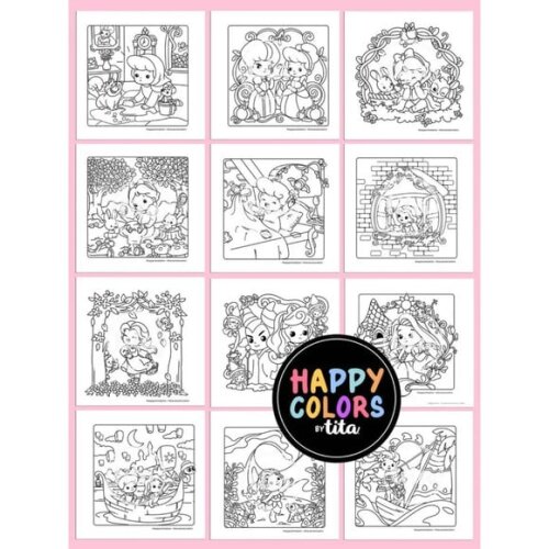 Arquivo Digital Volume 8 Princesas Livro de Colorir -2934