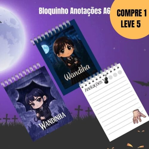 Arquivo Digital Wandinha Kit Escolar -5423