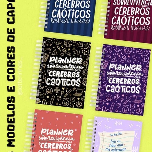Arquivo Digital Planner de Sobrevivência para Cérebros Caótico
