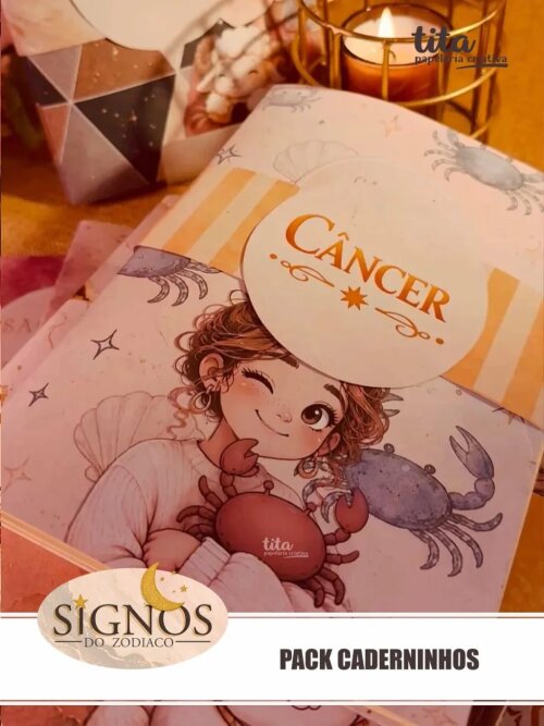 Arquivo Digital Signos do Zodíaco Pack Caderninhos  -7091