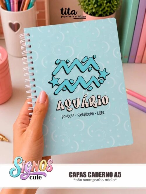 Arquivo Digital Signos do Zodíaco Pack Caderninhos  -7091