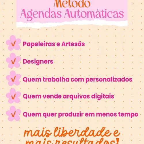 Arquivo Digital Método Agendas Automáticas (PRÉ VENDA)  -7105