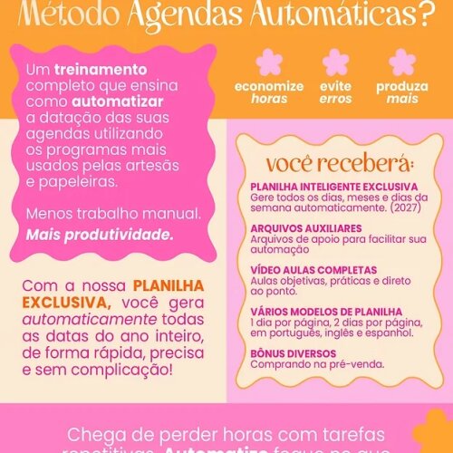Arquivo Digital Método Agendas Automáticas (PRÉ VENDA)  -7105