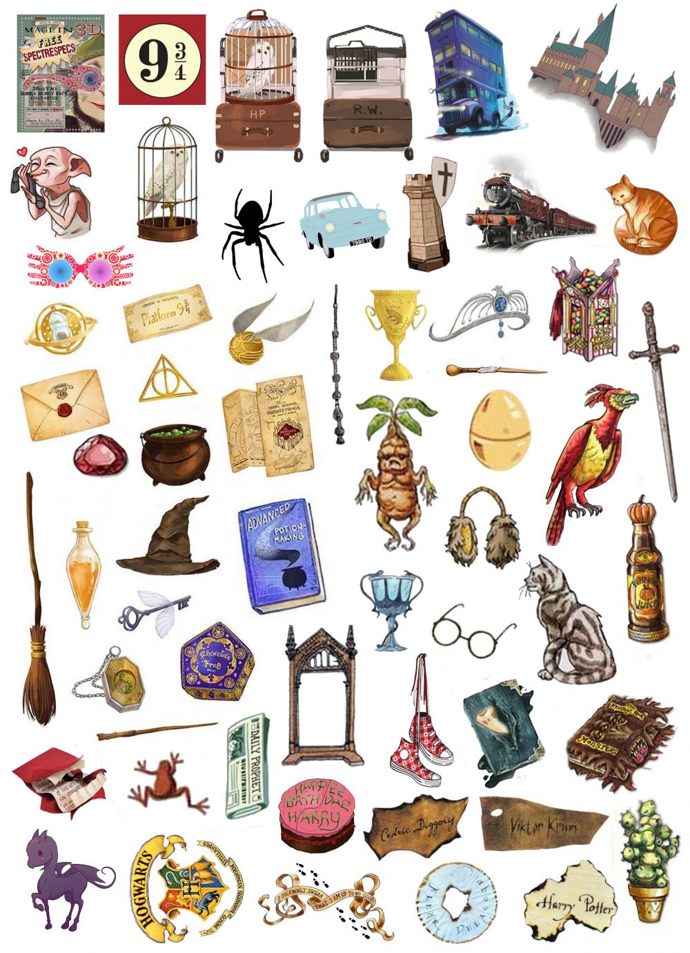 Adesivos Harry Potter