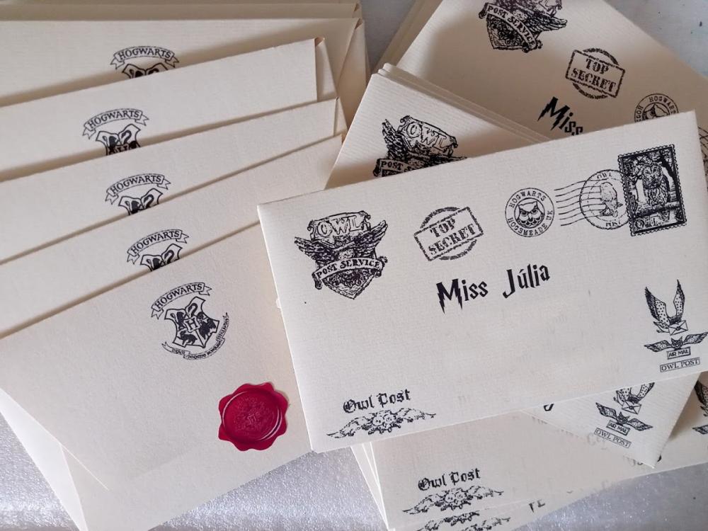 Envelope Hogwarts (para Decoração)
