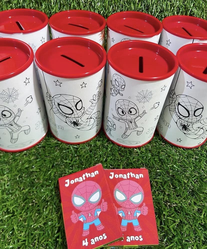 Cofrinho para colorir personalizado