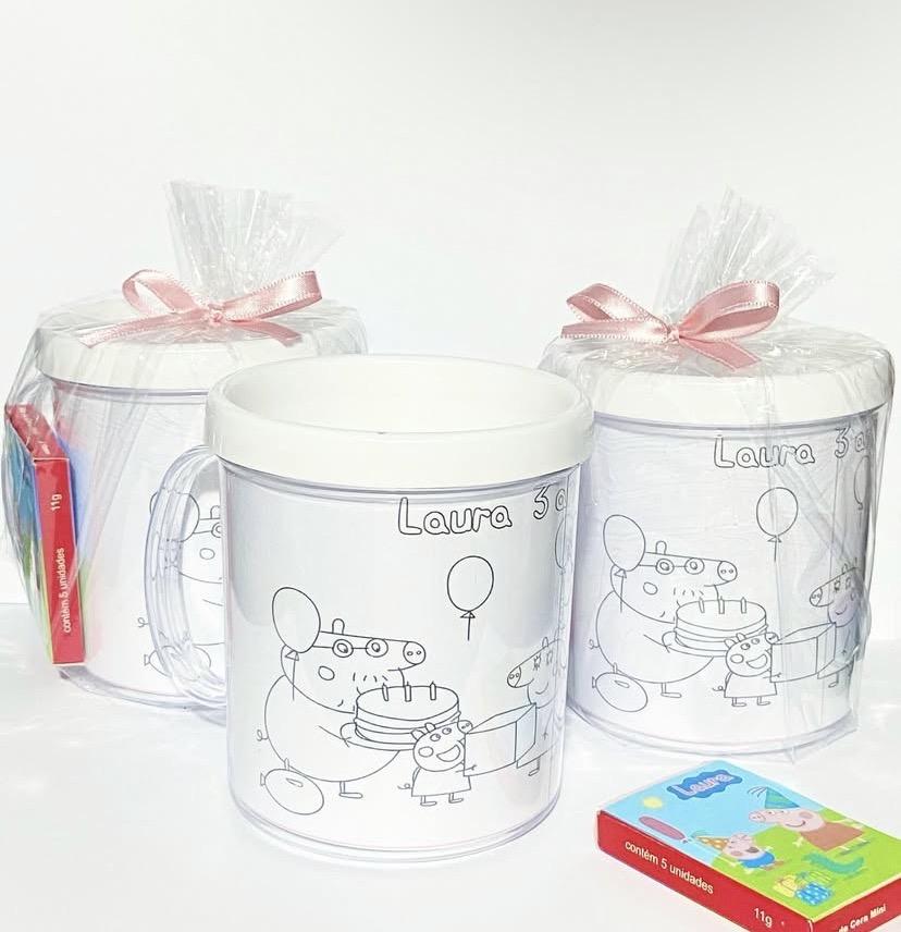 Caneca de Colorir Personalizada