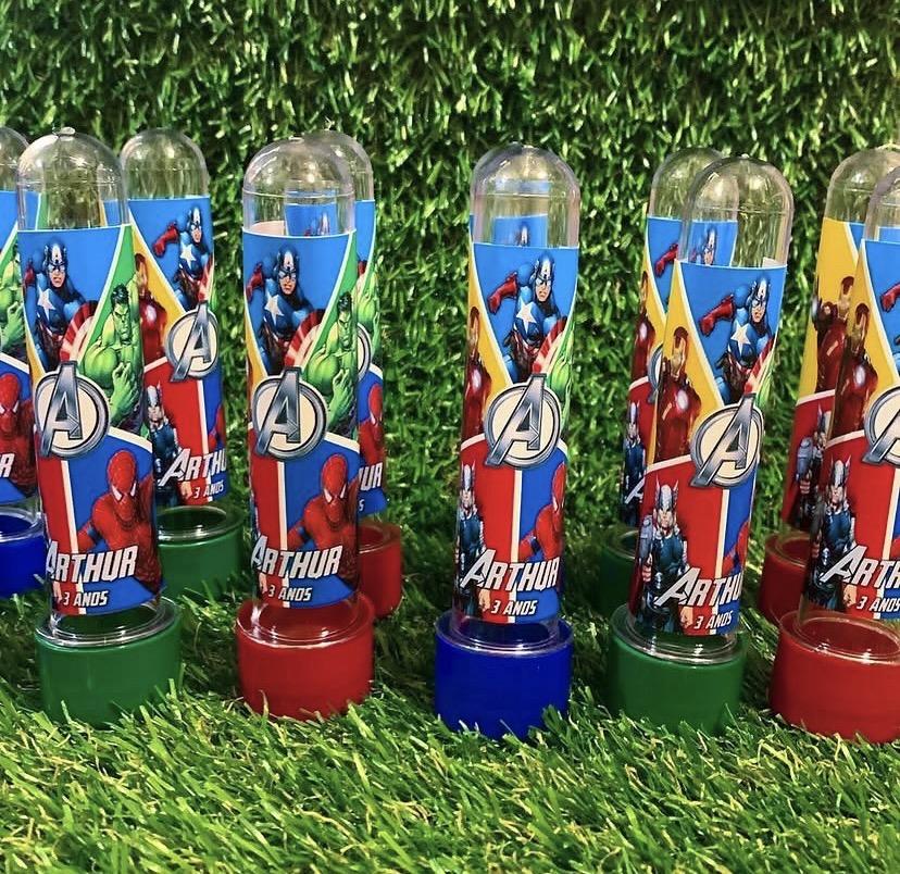 Tubete Personalizado Super Heróis