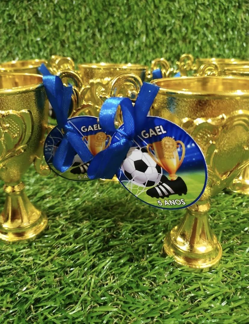 Mini Troféu Dourado