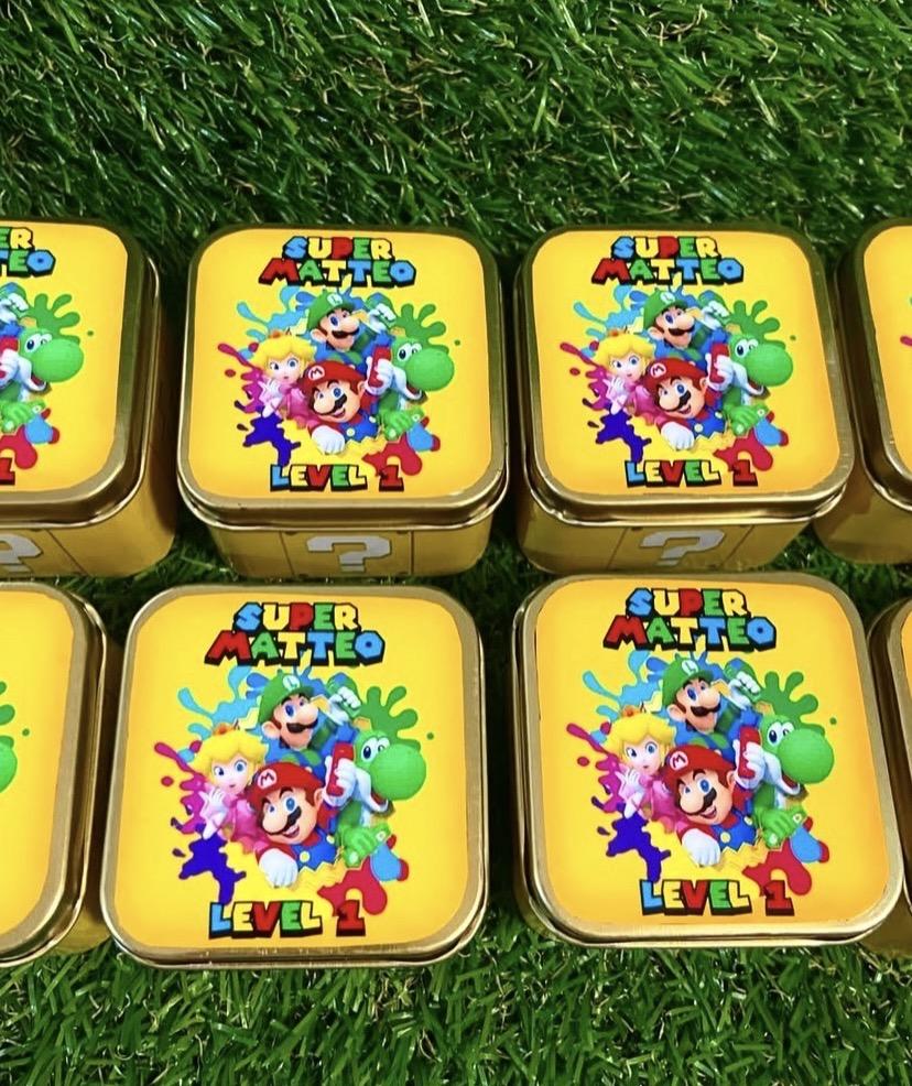 Lata quadrada personalizada