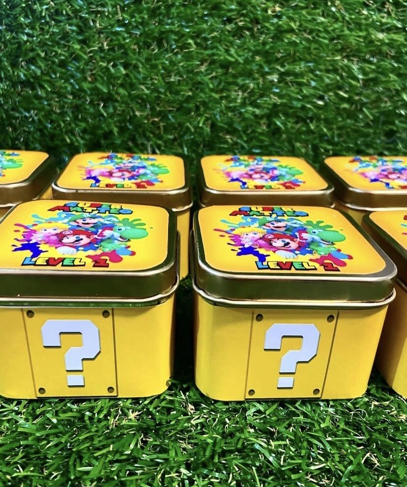 Lata quadrada personalizada