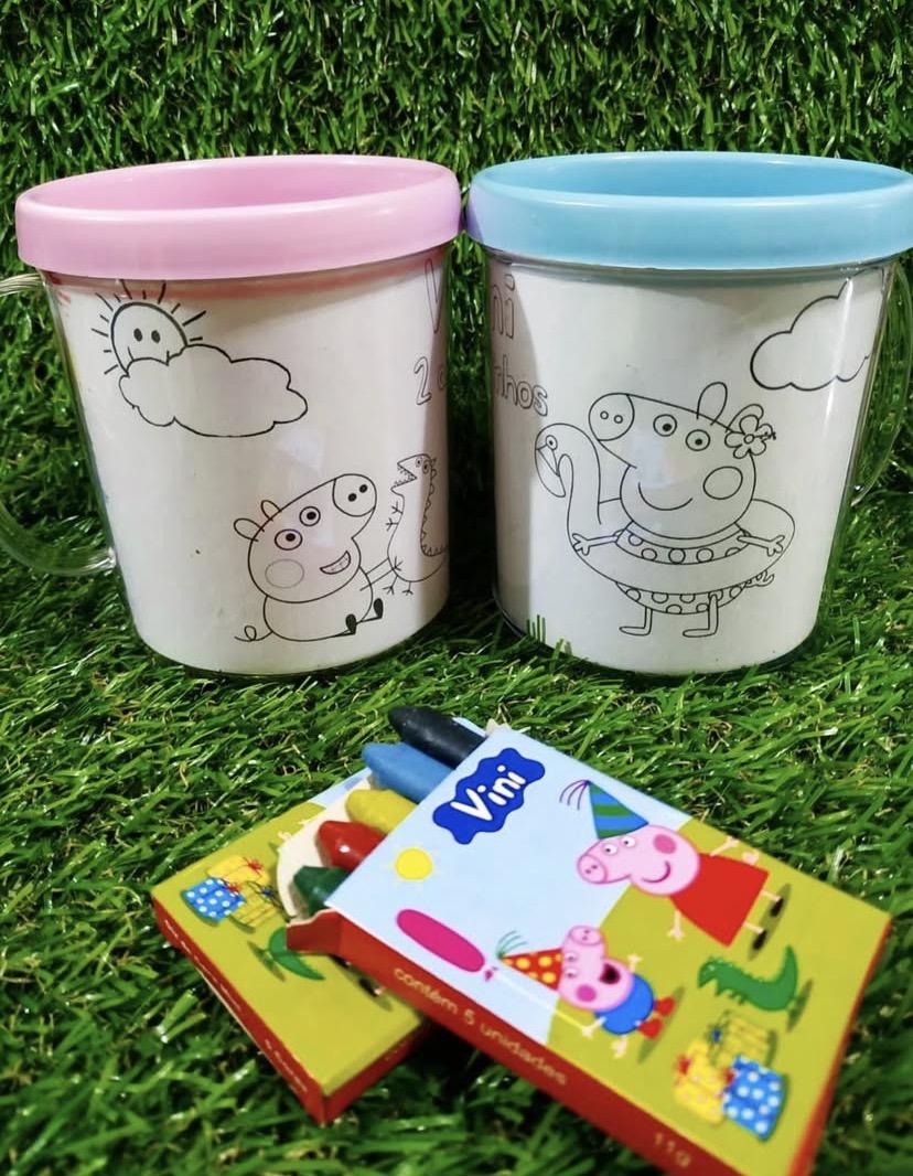 Caneca de colorir personalizada