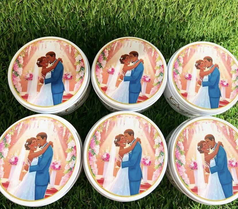 Lata de Metal Personalizada Casamento