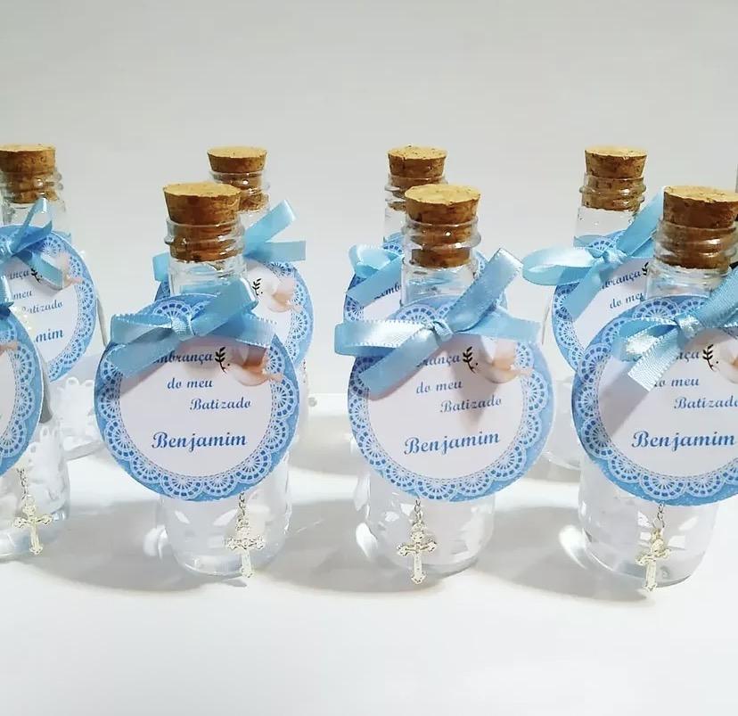 Garrafinha Batismo Personalizado